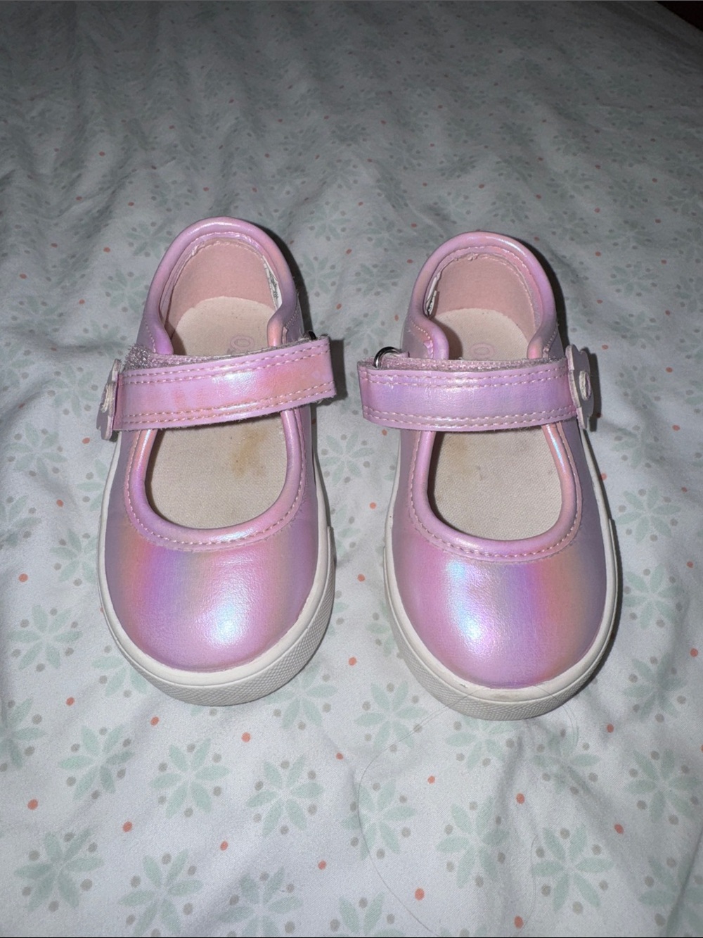 OshKosh B'gosh Iridescent Lavender-Pink Mary Jane Shoes